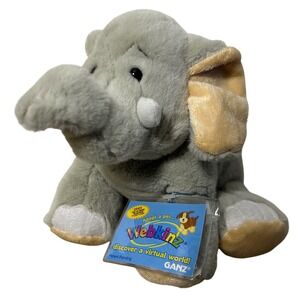 Webkinz Elephant Plush Stuffed Animal Toy Ganz